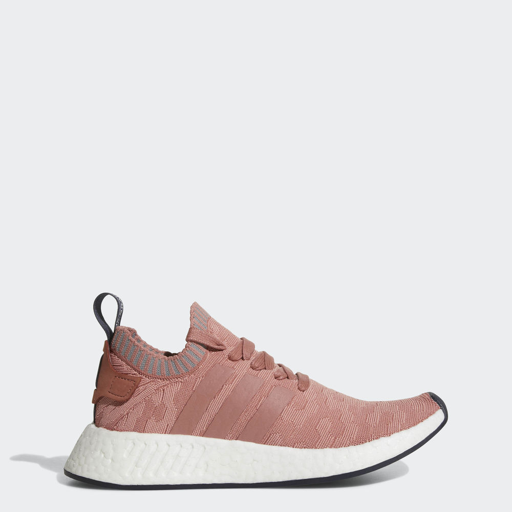 Adidas Nmd_r2 Primeknit - Originals γυναικεια - Ροζ/Ροζ/Γκρι,Μέγεθος: EU 36 – 54 2/3 (584AXPEM)